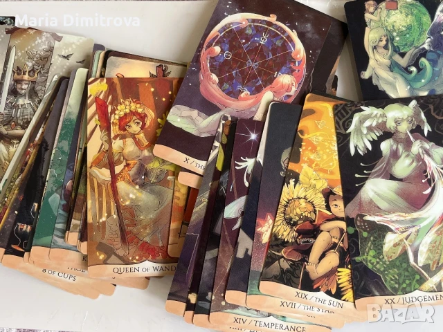Таро карти Manga, снимка 2 - Езотерика - 51154282