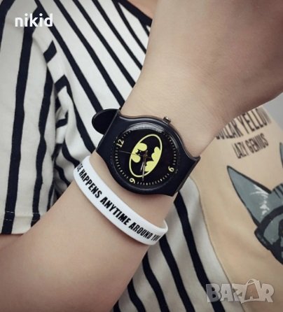 Батман Batman голям детски ръчен часовник, снимка 2 - Детски - 35281754