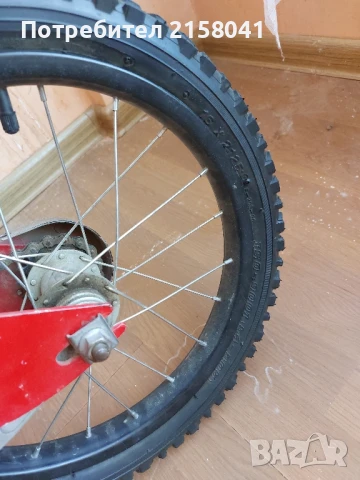 Детско колело велосипед крос 16 цола с амортисьори , снимка 5 - Велосипеди - 51068471