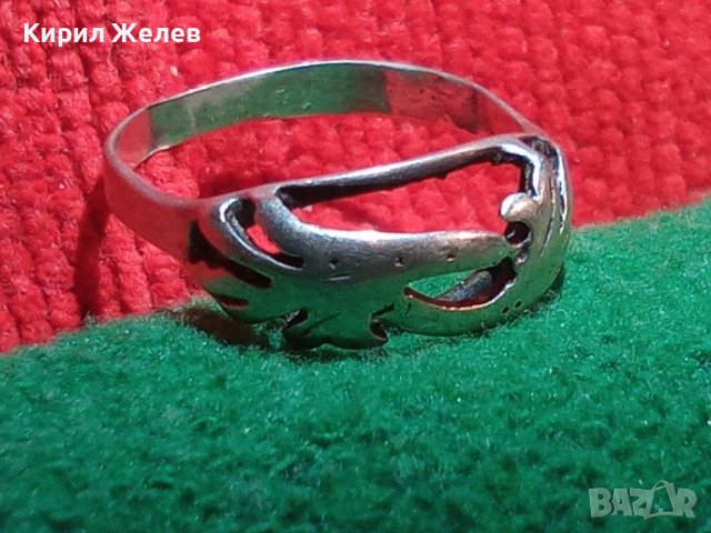 СТАР СРЕБЪРЕН ПРЪСТЕН СРЕБРО 925 ДАМСКИ 6759, снимка 11 - Пръстени - 30285397