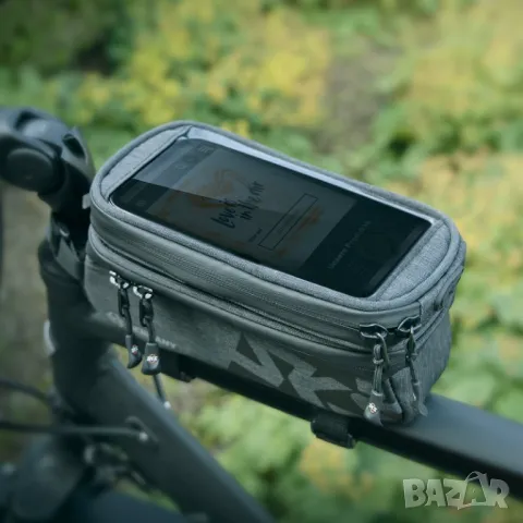 Водоустойчива Чанта За Велосипед Sks Traveller Smart Със Сигурно Закрепване, Вграден Сензорен Джоб, снимка 7 - Аксесоари за велосипеди - 49486915