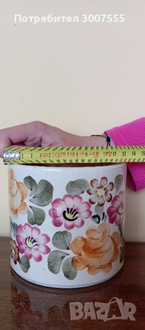 керамична саксия, снимка 2 - Декорация за дома - 51449779