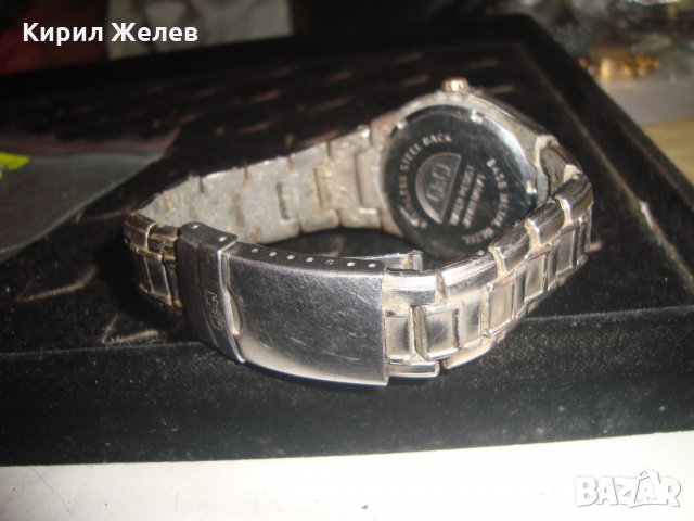 Кю и Кю КВАРЦ ЯПОНСКИ МАРКОВ РЪЧЕН РАБОТЕЩ ЧАСОВНИК Q&Q с ВЕРИЖКА РЯДЪК МОДЕЛ 8070, снимка 9 - Мъжки - 32804313