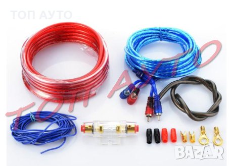 Комплект Кабели За Монтаж На Автомобилен Усилвател 800W 8AWG, снимка 2 - Аксесоари и консумативи - 33449858