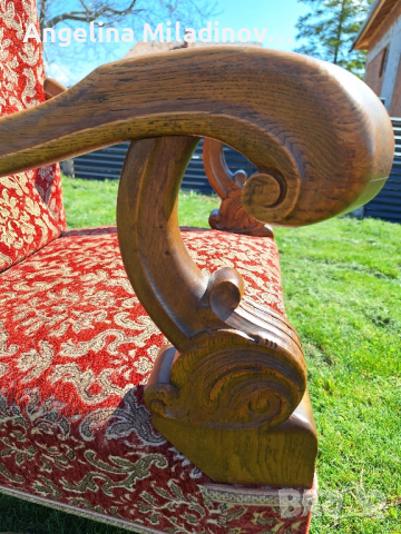 антично Викторианско кресло , снимка 6 - Дивани и мека мебел - 44925741