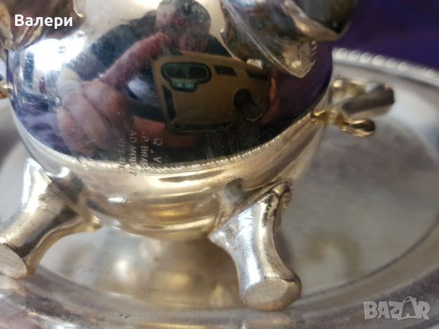Сервиз за Захар и Мляко 100% Посребрен Антика , снимка 9 - Антикварни и старинни предмети - 40747625