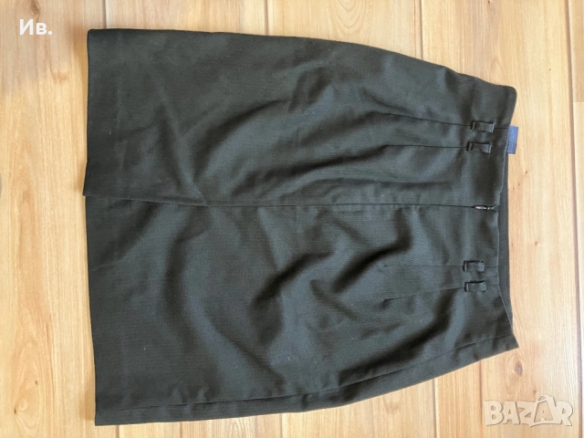 Тъмно зелена пола НМ, снимка 3 - Поли - 52163821
