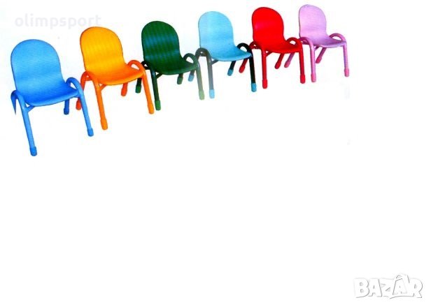Столче детско (500605) Цветове:  зелен, червен Размер:  31х22х50см размер на кашона:  1.17x0.40x0.36, снимка 1 - Столове - 36747384