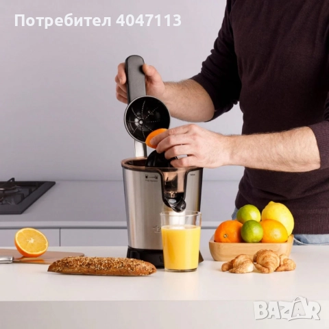 Професионална сокоизстисквачка Taurus Easy Press 1000 Legend – 1000W AC мотор и неръждаема стомана, снимка 6 - Сокоизстисквачки и цитрус преси - 51597307