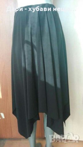 Черна дълга, асиметрична пола🍀❤M,L❤🍀арт.4217, снимка 3 - Поли - 36752388