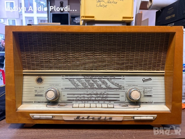 Garetz Melodia M 418 Graetz, Altena (Westfalen) Ретро Лампов Радио  Year 1956/1957=68 Гудишен
