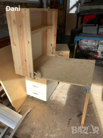 Шкаф със сгъваема маса, снимка 2 - Маси - 48882536