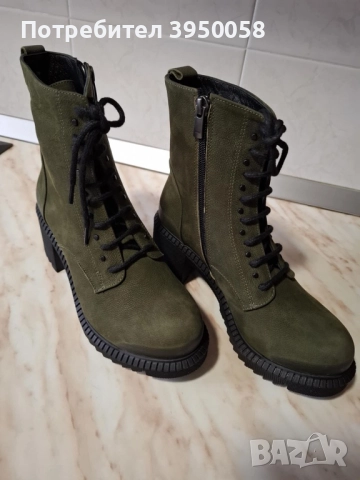 Дамски боти, на бук, 36-ти номер, снимка 3 - Дамски боти - 52914749