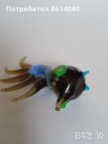 Стъклена фигурка фигурки Кон Куче, Мишка, Папагал, снимка 16 - Колекции - 52942452