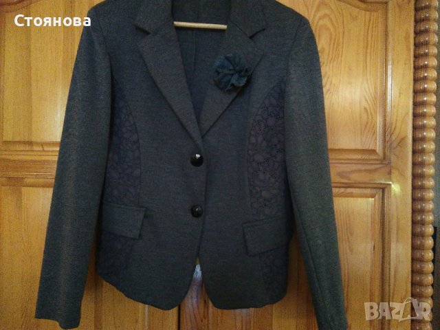 Спортно-елегантно дамско сако - трико вискоза, размер Л/ХЛ