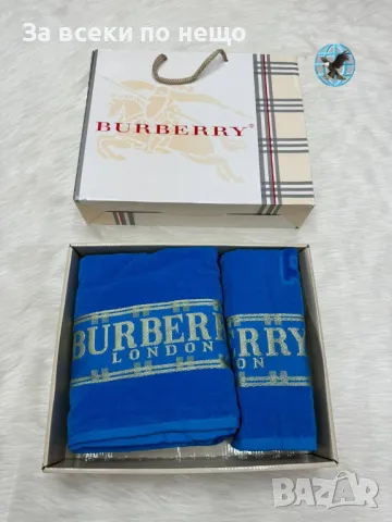 Burberry🔝Chanel Луксозни Хавлии - 2бр. в кутия - Налични Различни Цветове Код D2153, снимка 4 - Хавлиени кърпи - 49423389