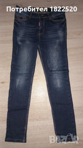 Сини дънки Dsquared2 , снимка 7 - Дънки - 39326230