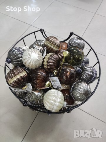 Стъклени коледни топки , снимка 7 - Декорация за дома - 42992371