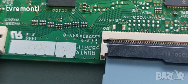 t-con RUNTK 5538TP ZA for Samsung UE40H5080AS дисплей CY-GH040BGSV1H, снимка 2 - Части и Платки - 40446914
