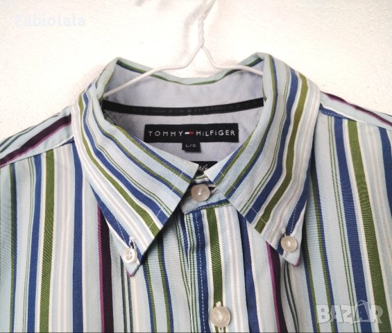Tommy Hilfiger shirt L/G, снимка 5 - Ризи - 44087635