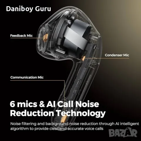 Безжични слушалки SoundPEATS Air4 със Snapdragon Sound AptX Adaptive Lossless, QCC3071 Bluetooth 5.3, снимка 10 - Bluetooth слушалки - 48459158