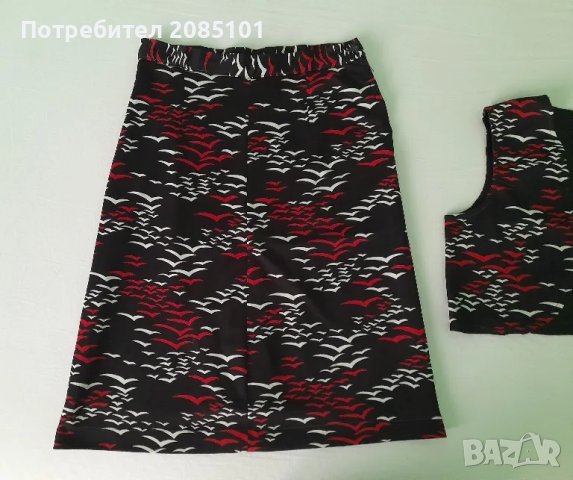 Дамски костюм пола и елек 2, снимка 2 - Костюми - 47799990