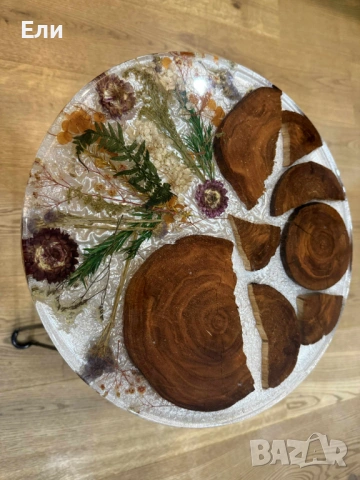 Масичка за кафе, чай или работа с лаптоп с уникална визия, снимка 4 - Маси - 53087681