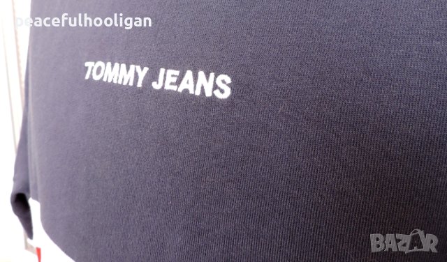 Tommy Hilfiger Tommy Jeans Colourblock Roundneck Shirt - мъжка блуза размер XL, снимка 11 - Блузи - 43254998