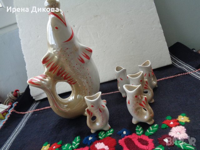 Продавам порцеланов сервиз / Риби, снимка 2 - Колекции - 40411934