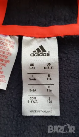 Детски суичър Adidas 5-6 години, снимка 3 - Детски Блузи и туники - 48352270
