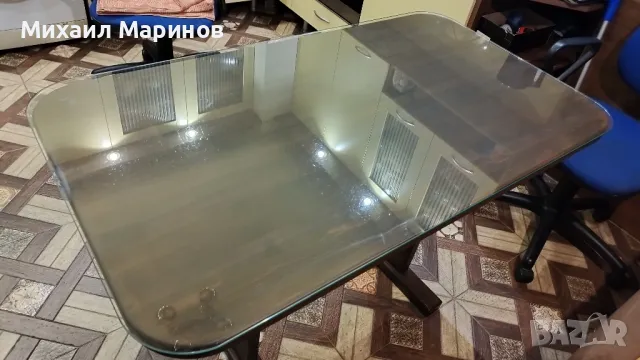 Плот за маса със стъкло и покривка, снимка 7 - Маси - 48574525