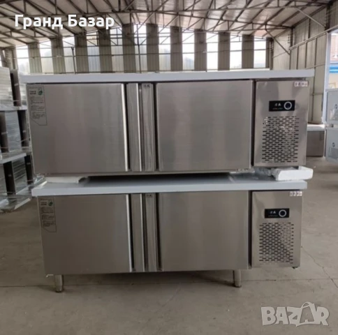 Професионално Кухненско оборудване,фризер,печка,алпака,витрини,картофобелачка,зеленчукорезачка, снимка 4 - Витрини - 50688339