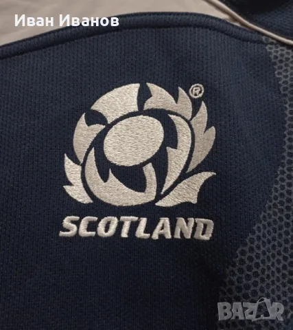 Оригинална ръгби фланелка - национален отбор на Шотландия - 2009/2010г, снимка 5 - Други спортове - 48796603