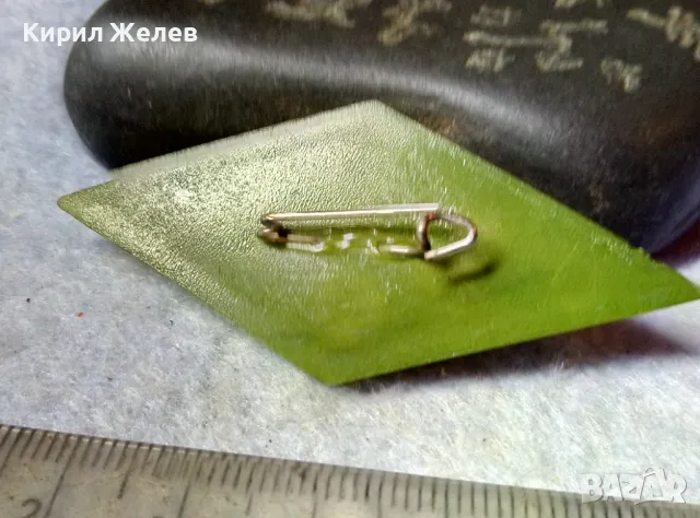 РОМБОВИДНА ВИНТИДЖ АРТ СТИЛ ФЛОРАЛНА БРОШКА 43525, снимка 5 - Други - 48829758