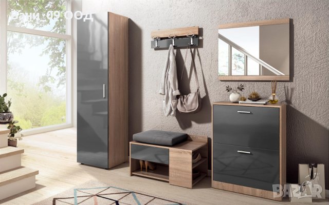 Шкаф за обувки с голяма възглавница за сядане, снимка 4 - Шкафове - 33147657