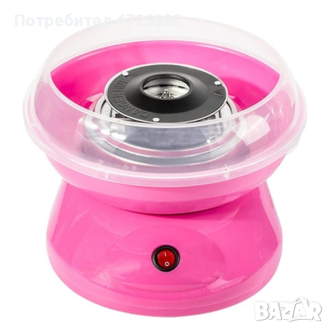 Машина за захарен памук за дома – Компактна, бърза и безопасна, снимка 5 - Кухненски роботи - 53310936