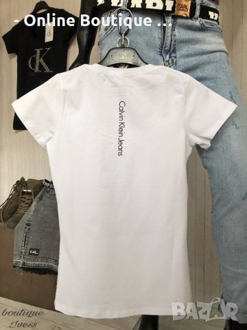 Calvin Klein дамска тениска КОД 15, снимка 2 - Тениски - 33278350