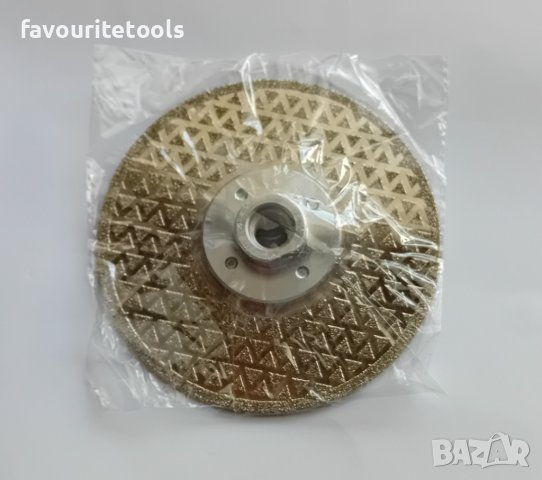 Диамантен диск за шлайфане на мрамор ф125, с фланец, снимка 3 - Други инструменти - 38691220