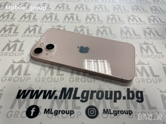 #MLgroup предлага iPhone 13 128GB Pink 89%, втора употреба