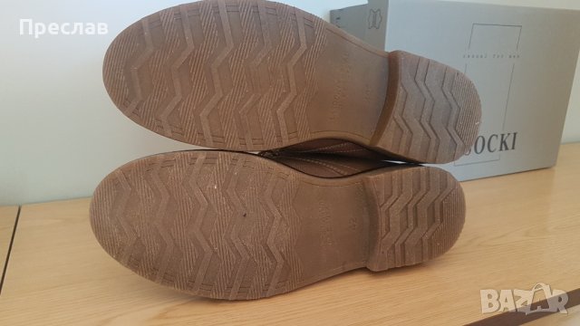 Мъжки боти от набук кафяв цвят, снимка 8 - Мъжки боти - 44062345