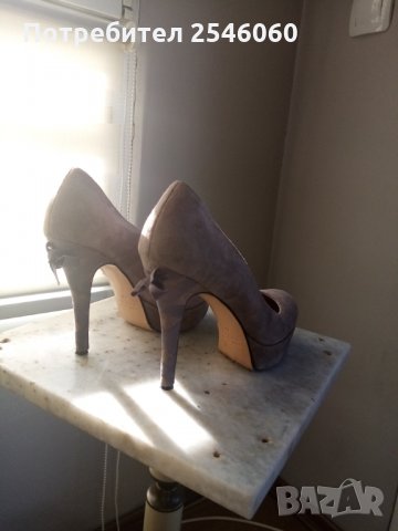 Италиански елегантни обувки Gianni Marra с панделка, снимка 7 - Дамски елегантни обувки - 27795357