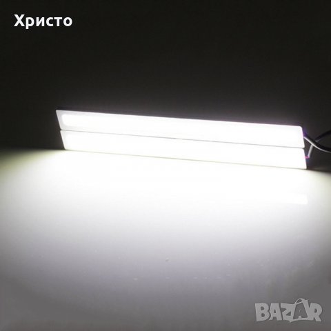 2бр LED лента 17cm LED за фарове на автомобил кола 12V, снимка 3 - Части - 27247596