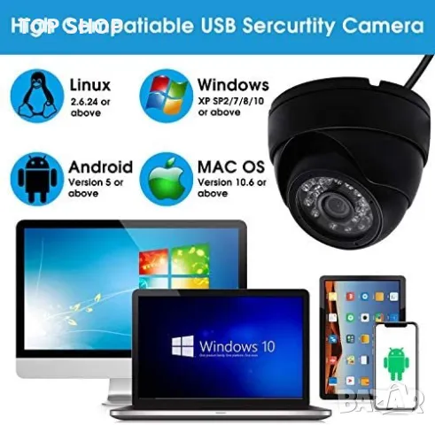 Нова Външна охранителна камера домашно видеонаблюдение Охрана, снимка 3 - Комплекти за видеонаблюдение - 49427493