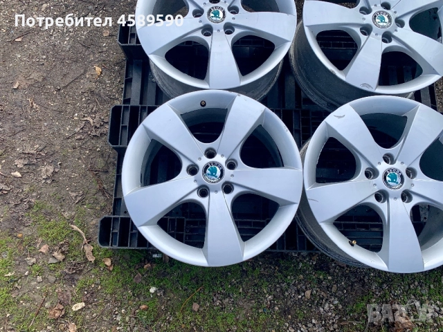 4бр.Алуминиеви джанти 17цола 5x112 за Skoda Octavia,Vw Caddy,Golf,Audi A3,Seat Leon, снимка 9 - Гуми и джанти - 52643812