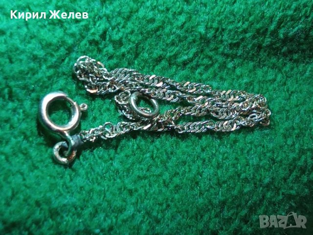 ТЪНКА БИЖУТЕРИЙНА ВЕРИЖКА ГРИВНА СРЕБРО 925   20554