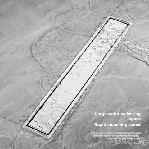 Направете вашата баня модерна и луксозна с линейния сифон от BB Construction! 🚿✨, снимка 1