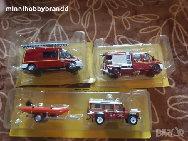 Land Rover Defender Citroen Jumper Ford Ttansit 1.43 Scale Top top top  models Hachette 