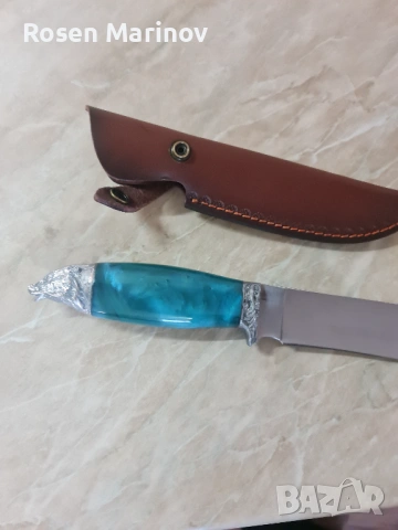 Ръчно изработен нож от стомана 65×13 инструментална скалпелна стомана руска ножът е закален на 56 / , снимка 13 - Ножове - 53174561