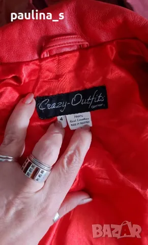 XXS / S - "Crazy - outfits" Germany / "Arma" Leather / Естествена кожа и набук яке , снимка 10 - Якета - 49674733