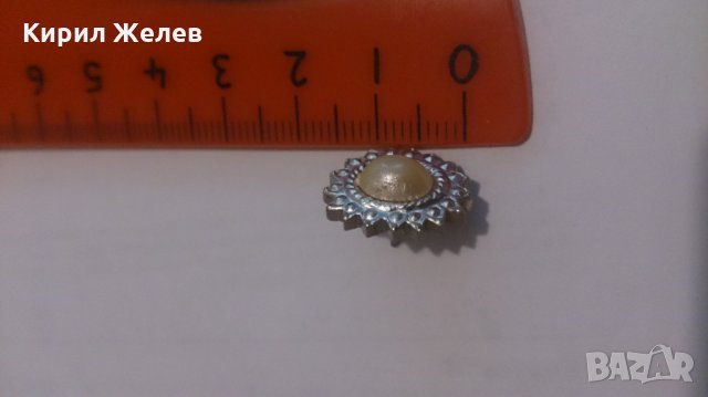 Красиви сребристи дамски обеци с перли -12488, снимка 4 - Обеци - 28844785